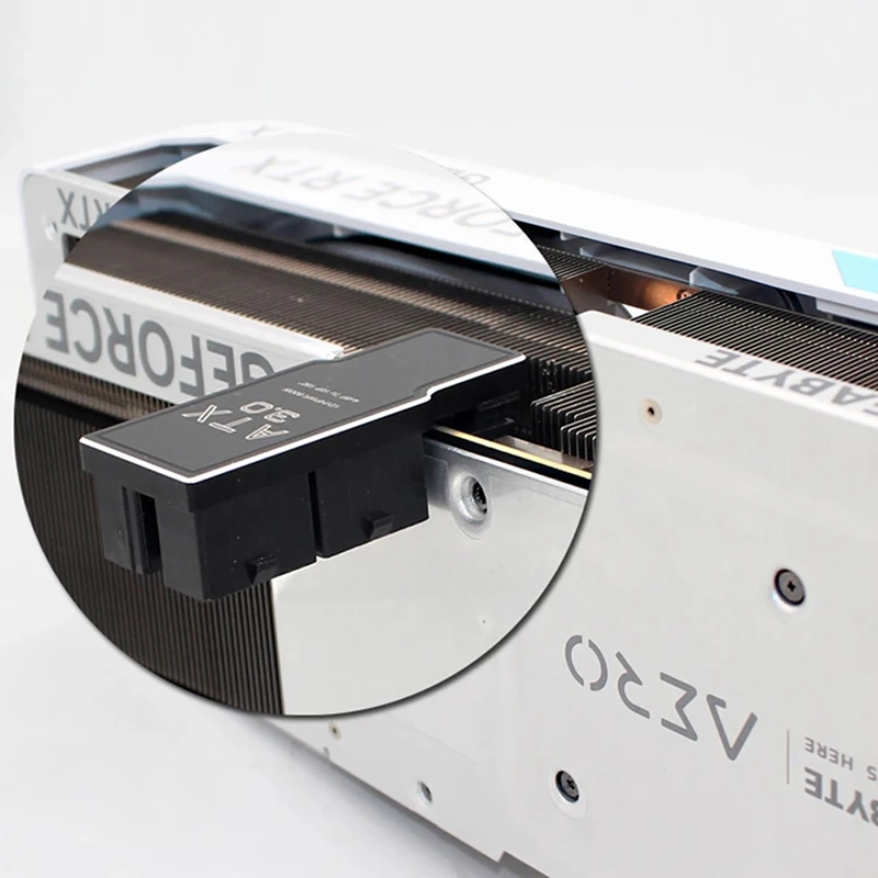 Adaptador de corriente ATX3.0, conector 4X de 8 pines hembra a macho, 12VHPWR, 12 + 4P, 600W, 180 °, en ángulo, para tarjeta gráfica RTX4090/RTX4080, 16GB/12GB - imagen 5