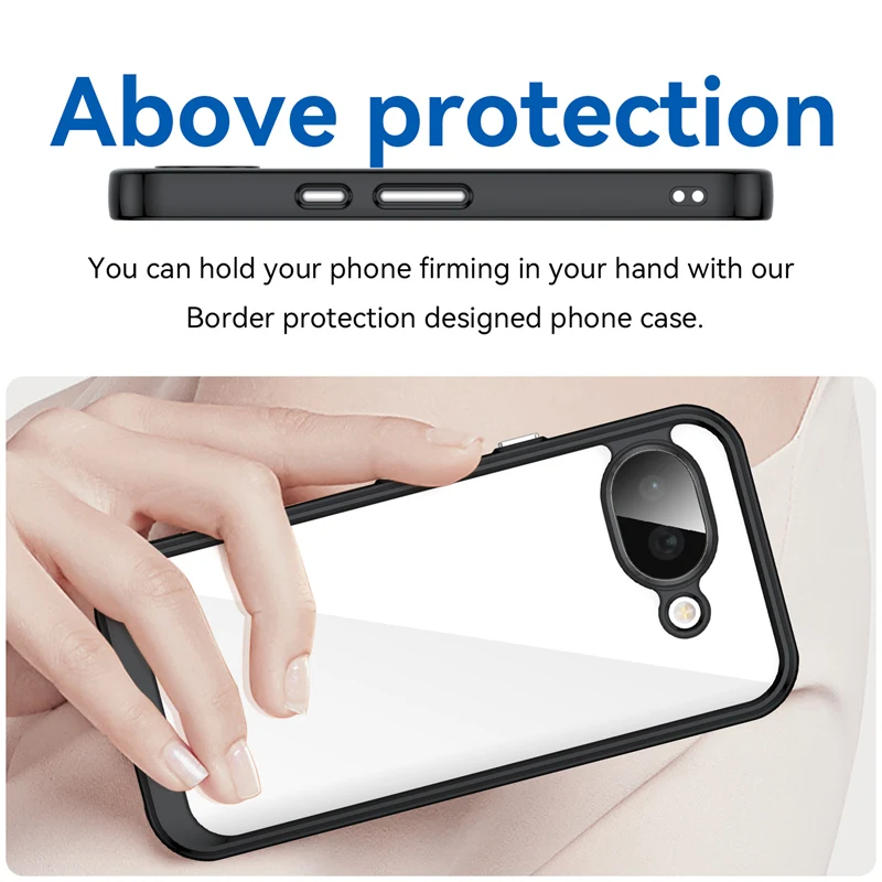 Para Google Pixel 10a Funda de teléfono colorida para Pixel 10a 5G Protector transparente a prueba de golpes para Pixel 10a чехол Funda trasera - imagen 5