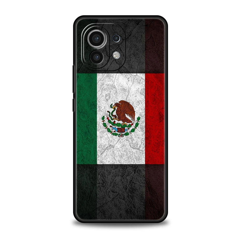 Funda de teléfono para Xiaomi 15 14 13 12 Lite 14T 13T 12T Pro Poco X7 X6 X5 X4 X3 NFC F7 Ultra F6 Pro funda suave bandera nacional de México - imagen 3