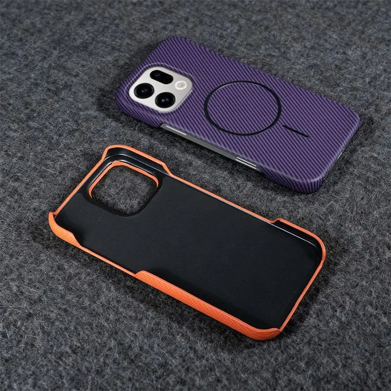 Para OPPO Find X9 Pro funda dura de PC de fibra de carbono magnética MagSafe funda protectora trasera para Find X9 X8Pro X8S + x8ultra Shell - imagen 3