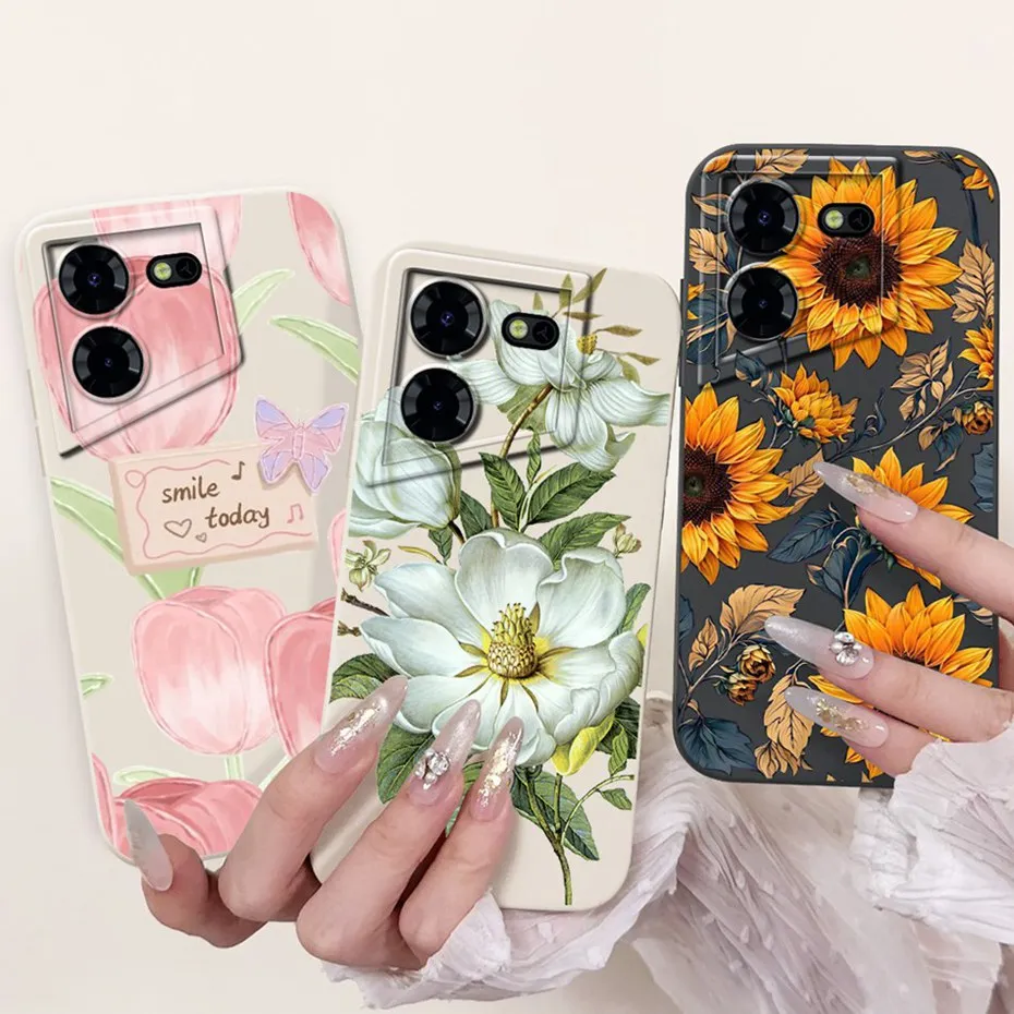 Nueva funda de teléfono impresa para Tecno Pova 5 Pro LH8n / Pova 5 LH7n fundas de silicona suave a prueba de golpes para Tecno Pova5 5Pro 5G