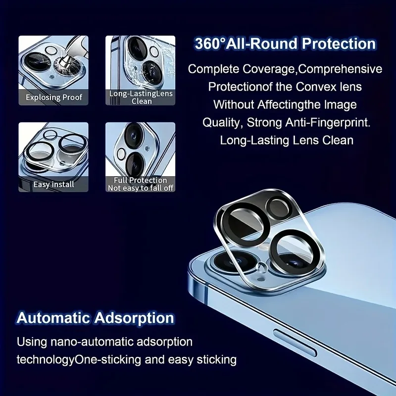 Protector de pantalla de vidrio templado HD fácil de instalar 4 piezas para iPhone 17 16 15 14 13 12 11 15 Pro Max 15 16 Plus 14 Pro 16e Glass - imagen 5