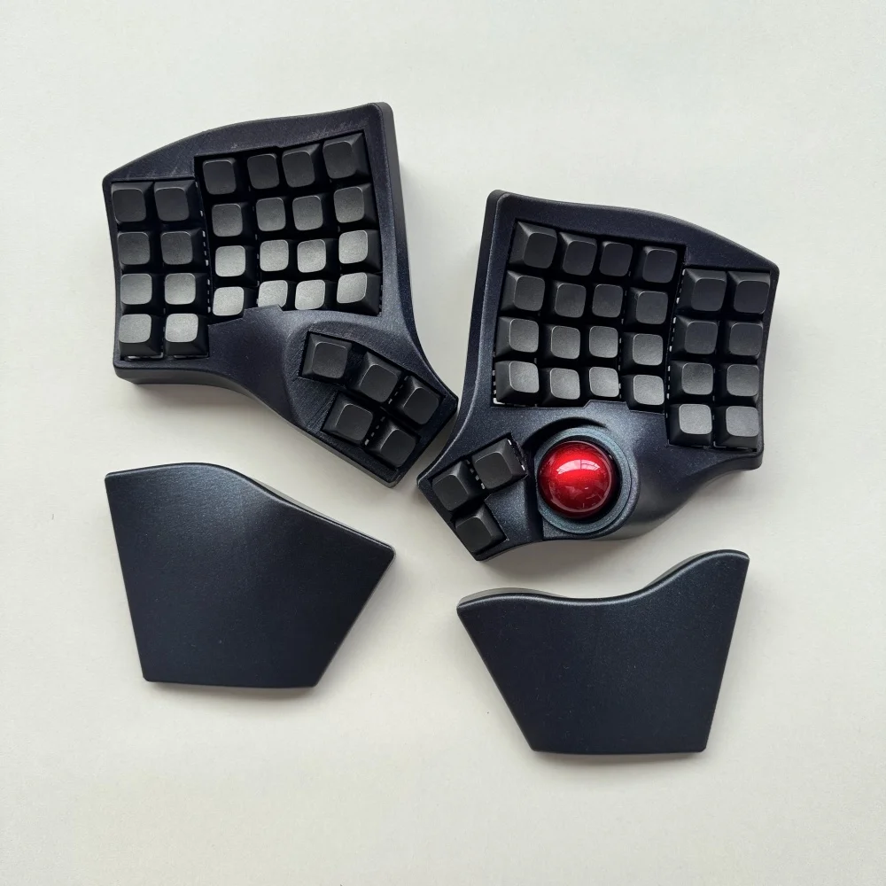 Charybdis MK2 teclado de maquinaria dividida con Trackball Kit de intercambio en caliente QMK/VIA modo de desplazamiento del ratón teclado ergonómico curvo 4X6 - imagen 3