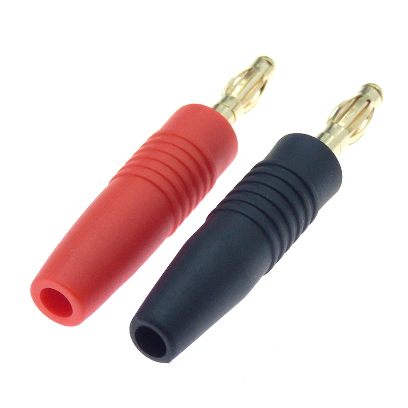 Conectores Banana para altavoz Musical, clavijas chapadas en oro de 4mm, 4 piezas, novedad - imagen 3