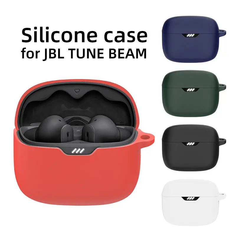 Funda protectora para auriculares inalámbricos JBL Tune Beam, anticaída, TuneBeam, silicona suave, Bluetooth - imagen 2