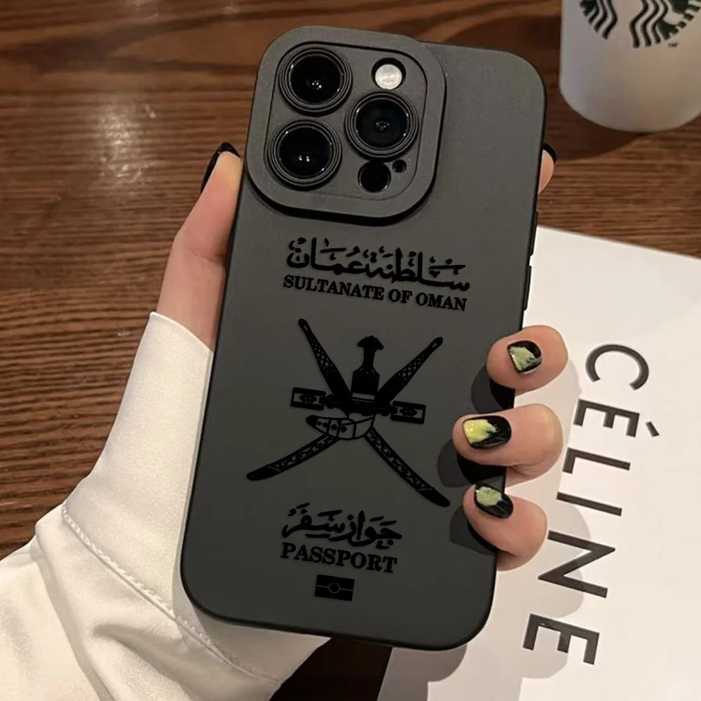 Funda de teléfono con pasaporte de Oman para Samsung Galaxy S25 S24 S23 S22 S21 S20 Note20 Edge FE Plus Ultra 4G 5G, funda trasera de silicona suave - imagen 4