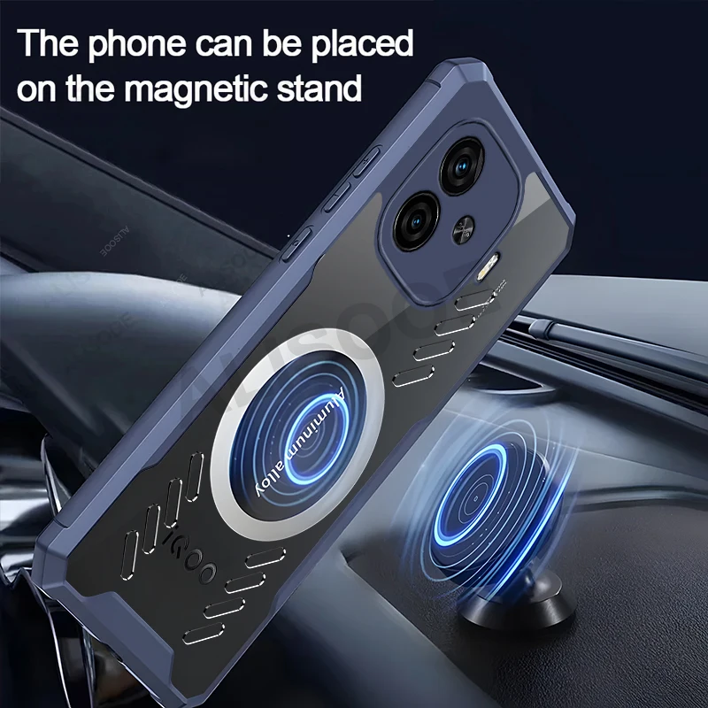 Capa transparente HD para iQOO Z9 Turbo Plus, Funda protectora contra disipación de calor para Vivo iQOO Z9 Turbo Funda - imagen 4