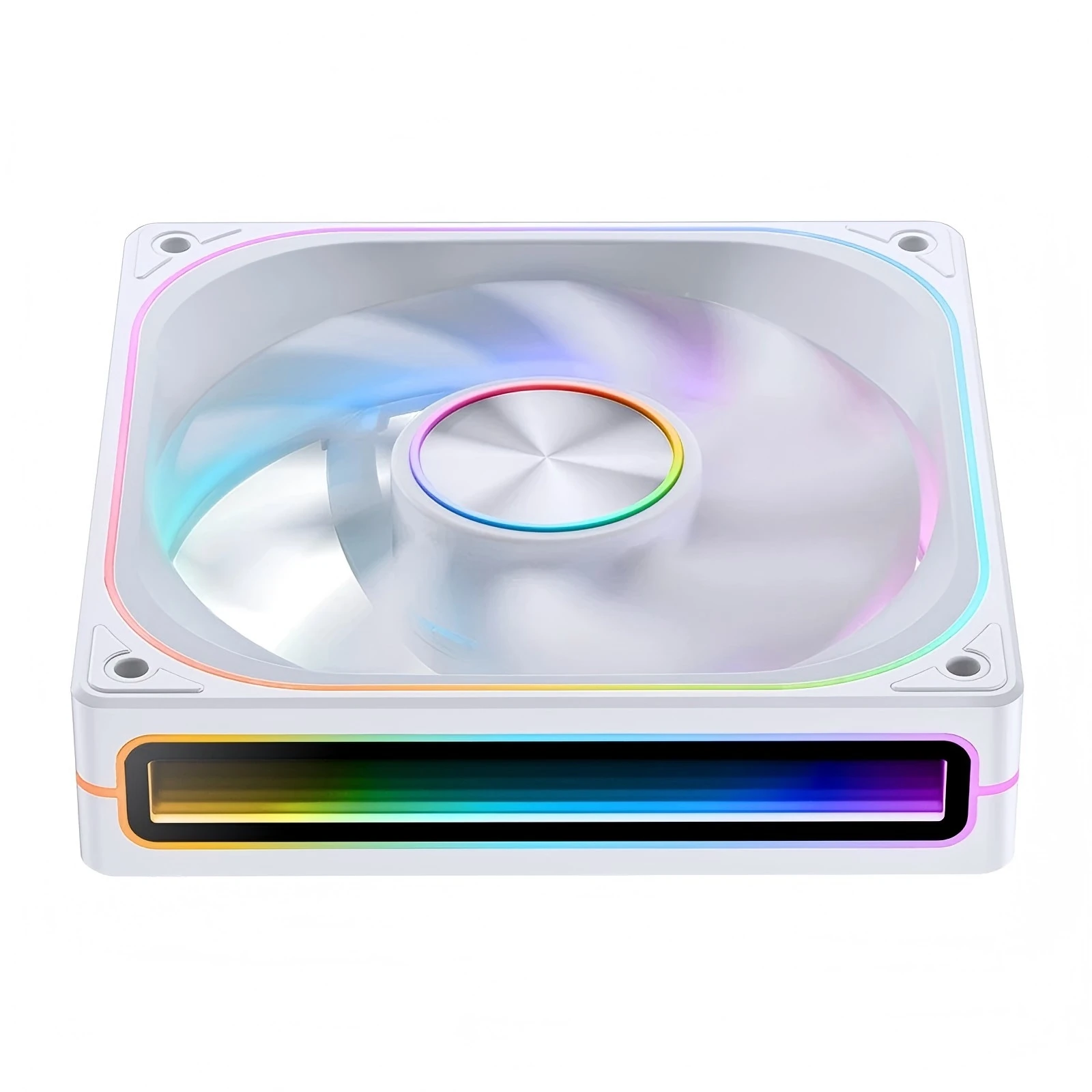 JONSBO ZA-120/240/360 ARGB 12/24/36CM ventilador del chasis sincronización de iluminación de la placa base/placa de identificación de aluminio/ventiladores de caja PWM - imagen 3