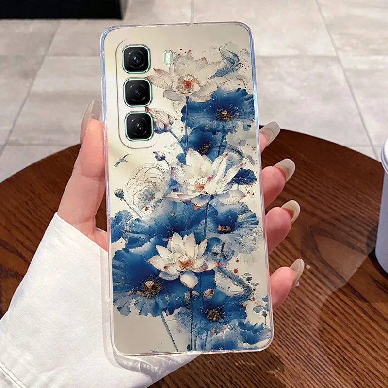 Para Infinix Hot 50 Pro Plus 4G 5G funda de lujo dragón lindo fresco niños niñas claro silicona suave contraportada ultrafino Fundas parachoques - imagen 5
