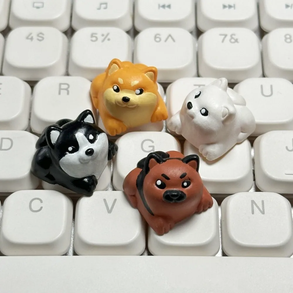 1 teclas lindo animal Shiba Inu cachorro diseño personalizado teclas 1U clave para teclado mecánico - imagen 5