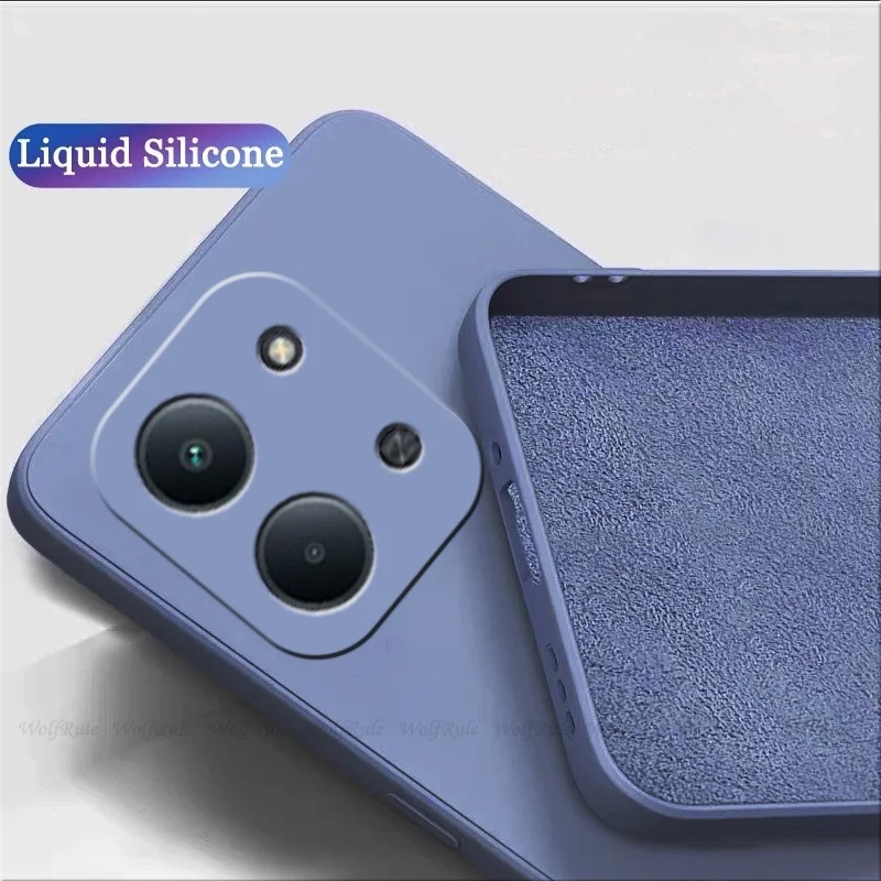 Para Redmi 15C funda Xiaomi Redmi 15C Capas a prueba de golpes silicona líquida Original teléfono parachoques trasero TPU Fundas suaves Redmi 15C - imagen 2