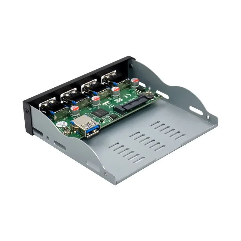 Ordenador de escritorio de 3,5 pulgadas, PC, USB 3,1, Panel frontal, estación de acoplamiento, Chip a través de VL820 TIPO C + A (2A2C), adaptador Hub USB3.1, 10Gbps - imagen 3