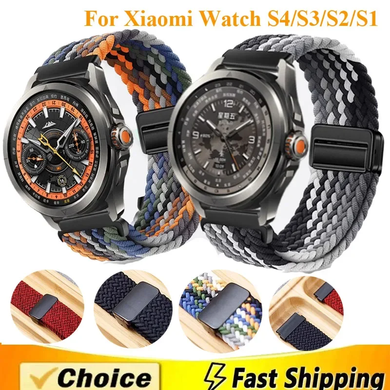 Correa de hebilla magnética para Xiaomi Watch, pulsera deportiva activa, 22mm, Color 2, S4, S3, S2, S1Pro, Mi Watch 2Pro