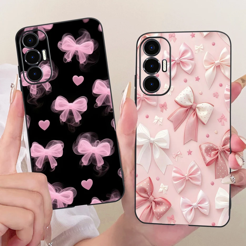 Para Tecno Pova 3 funda LF7n nueva funda pintada de mariposa de lujo funda de teléfono suave de TPU para Tecno Pova Neo 3 LH6n Pova3 PovaNeo3 Shell - imagen 4