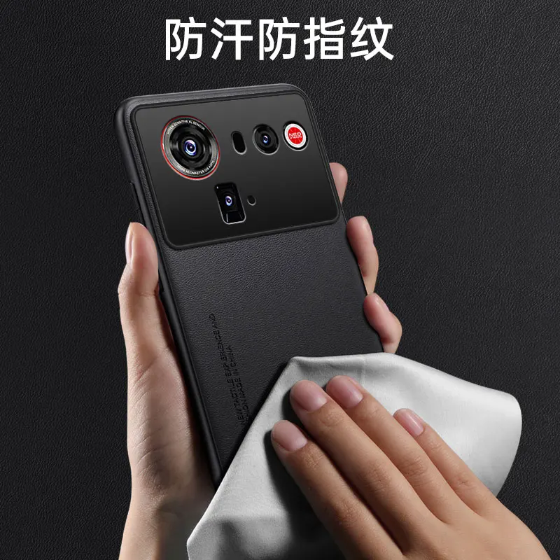 Funda rígida de protección de lente a prueba de golpes de cuero PU de primera calidad para ZTE Nubia Z80 Ultra NX741J 5G - imagen 2