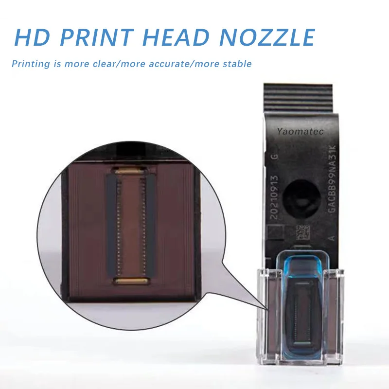 Vliaxh 2588 2588+ 2588 42ML Cartucho de tinta negro para impresora Secado rápido 12,7 mm Altura de impresión Universal para impresora de inyección de tinta portátil - imagen 3