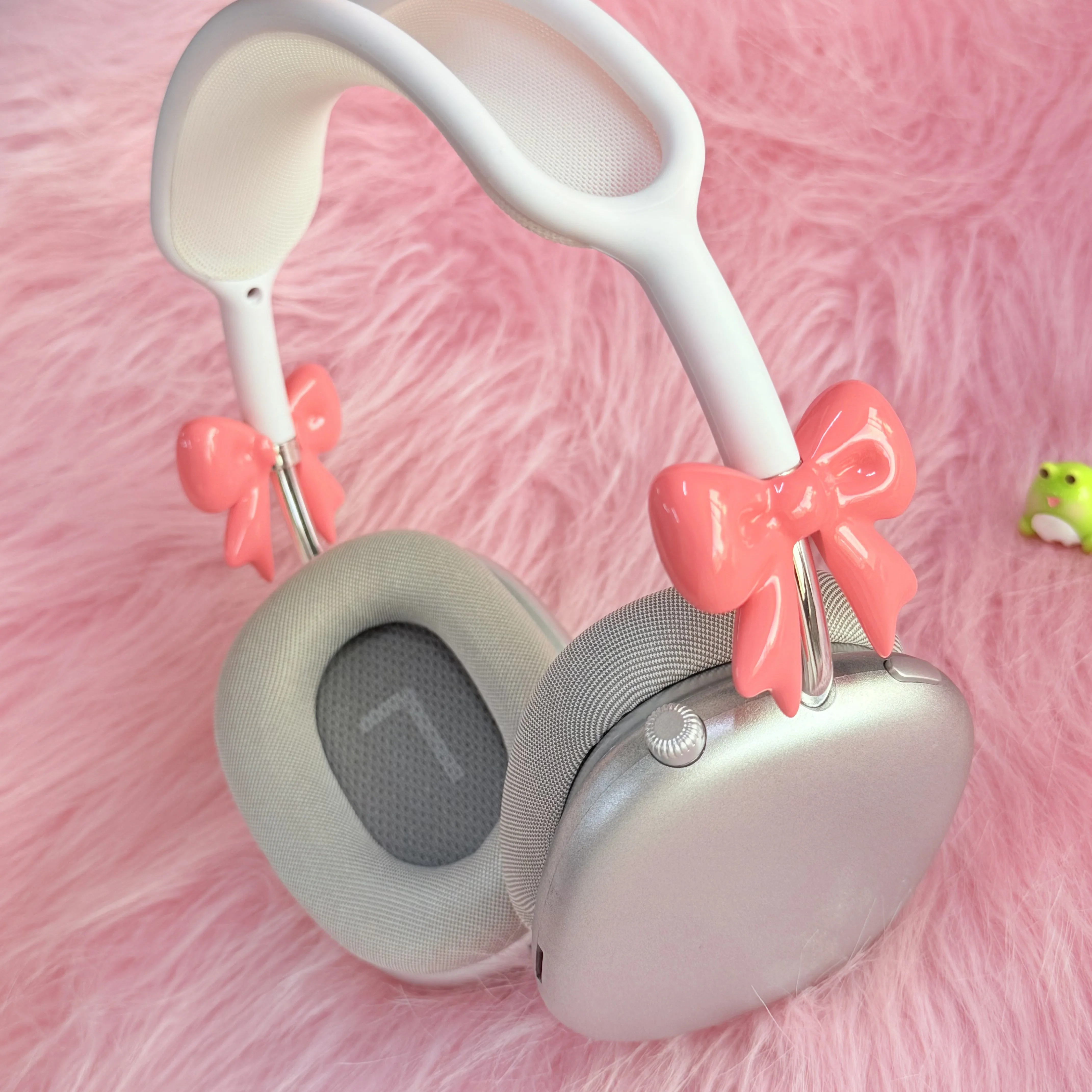 Funda para auriculares Airpods max 1/2, decoración de colgantes para auriculares Y2K para Airpods max, accesorio de réplica, funda para auriculares rosa bonita, regalo - imagen 4
