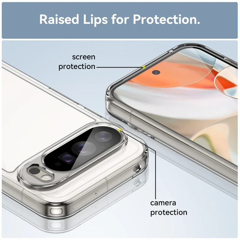 Para Google Pixel 10 Pro funda Pixel 10 Capas nuevo parachoques trasero a prueba de golpes transparente Multicolor Fundas Pixe 10 Pro XL - imagen 5