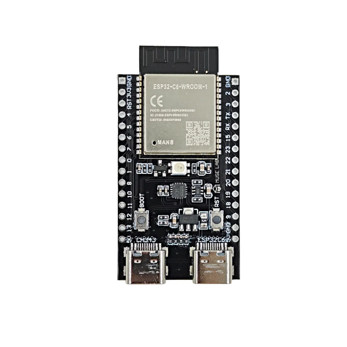 Placa de desarrollo de ESP32-C6-N8 ESP32 C6 N8, placa de demostración Wi-Fi6 / Bluetooth5 / Zigbee/Thread Core Board - imagen 4