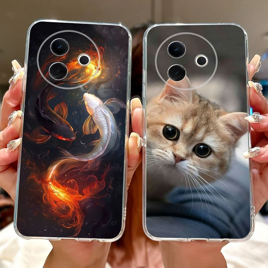 Para Vivo Y39 5G funda V2443 V2436 nueva funda pintada de lujo funda de teléfono de silicona suave para Vivo Y300i Y 39 VivoY39 VivoY300i 5G bolsas - imagen 5