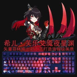 Honkai Impact 3 Seele Vollerei: Teclas PBT para teclado mecánico