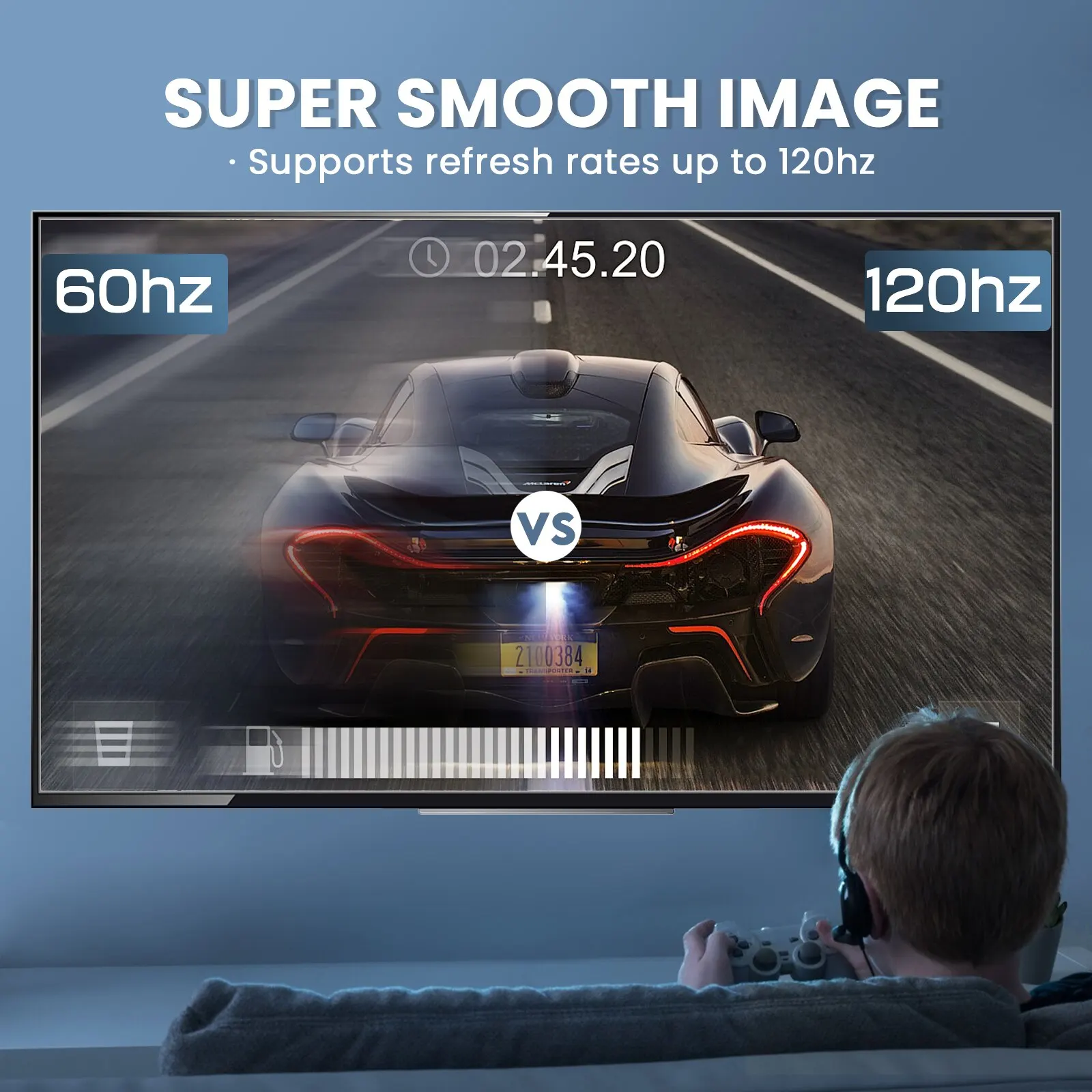 Cable HDMI 120 de 8K, 60Hz, 4K, 2,1Hz, 48Gbps, EARC ARC, HDCP, Ultra alta velocidad, HDR, para TV HD, portátil, proyector, PS4, PS5 - imagen 5