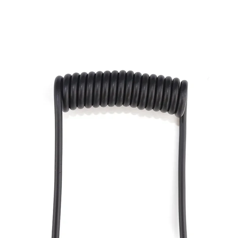 Cable de audio en espiral con conector TRS a TRRS de ángulo recto de 3,5 mm a 3,5 mm para micrófono RODE VideoMic - imagen 4