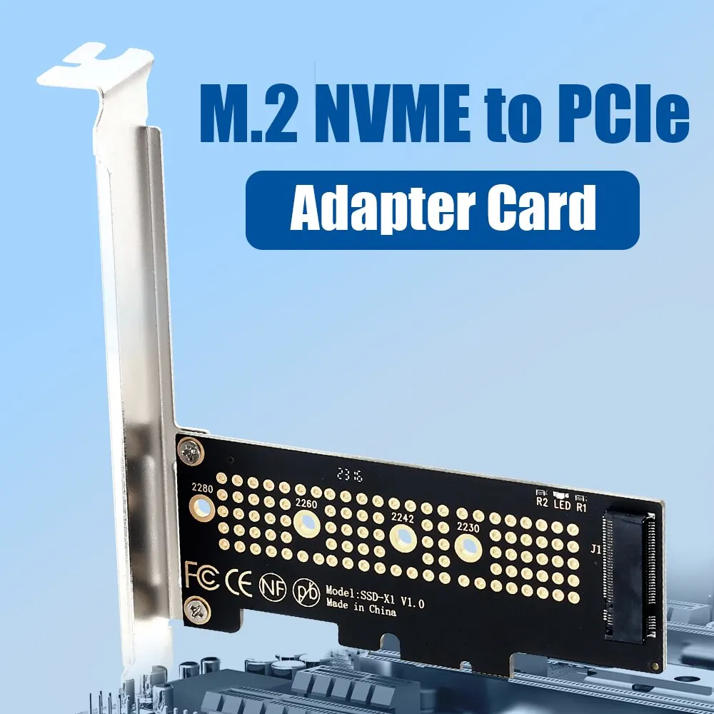 Fvi-adaptador M.2 NVME a PCIe 4,0, disipador de calor SSD de aluminio, 64Gbps, M.2 SSD, Gen4, PCIe 4,0, X1, X4, X8, X16, tarjeta de expansión para PC - imagen 2