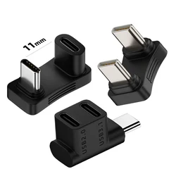Adaptador OTG USB-C Macho a Hembra 4K Forma U para carga y vídeo