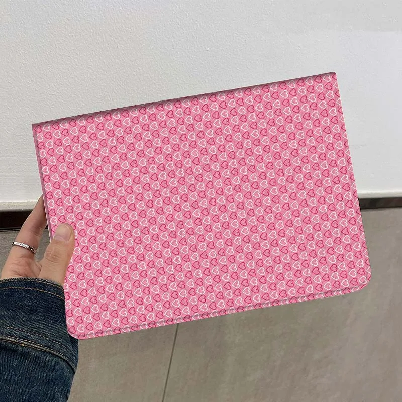 Patrón de corazón rosa artístico para Lenovo Xiaoxin Pad Pro Tab M10 K10 Plus 3.a generación Y700 11 11,2 11,5 12,7 8,8 pulgadas funda para tableta - imagen 3