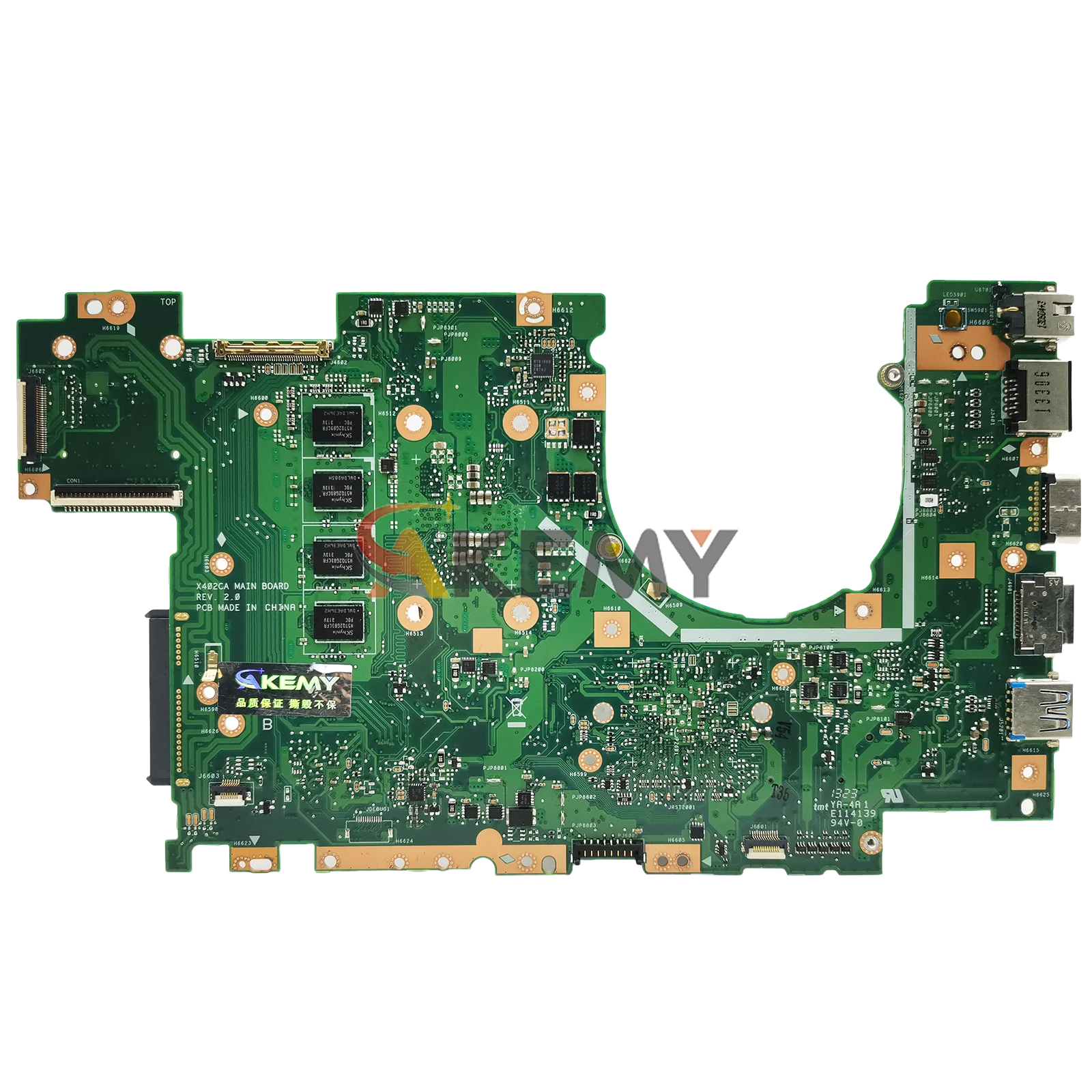 Placa base para ordenador portátil X402CA para ASUS VivoBook X402CA F402CA F502CA X402C placa base para portátil con CPU I3 I5 I7 100% pruebas OK stk - imagen 2