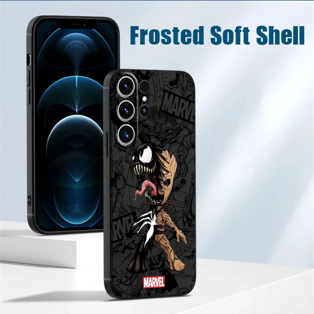 Marvel Groot funda de bebé TPU funda suave para Samsung Galaxy S9 S8 S7 S23 24 S10e S21 Ultra 5G S22 Plus S20 FE S10 S8Plus bolsa trasera - imagen 5