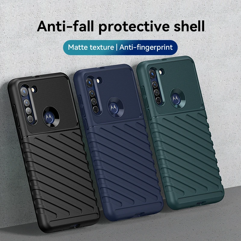 Funda de lujo para teléfono de silicona a prueba de golpes para Moto G8/G8 Power - imagen 2