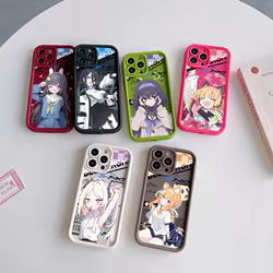 Funda iPhone TPU Azul con Dibujos, Compatible con Varios Modelos