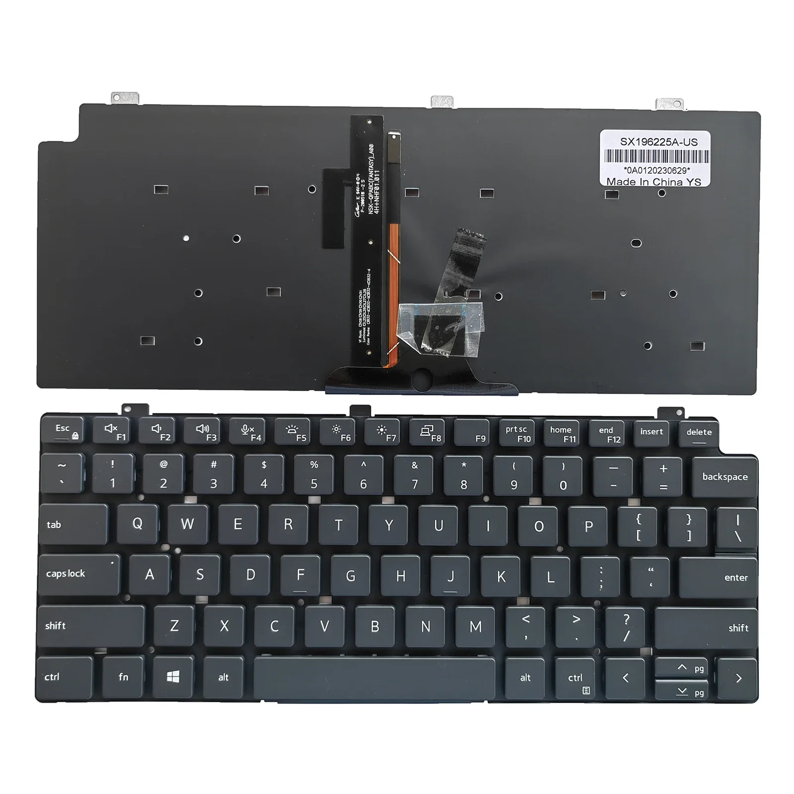 Teclado para portátil estadounidense para DELL Latitude 7310 E7310 2VDFT 02VDFT