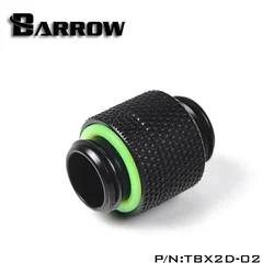 Barrow TBX2D-02 Adaptador Doble Macho G1/4 Giratorio Refrigeración Líquida
