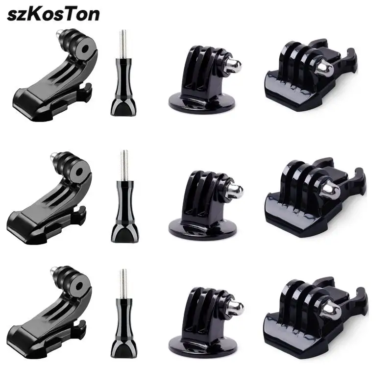 Kit de accesorios de montaje rápido de superficie Vertical para GoPro Hero 13, 12, 11, 10, 9, 8, DJI Osmo Action 5 Pro Insta 360