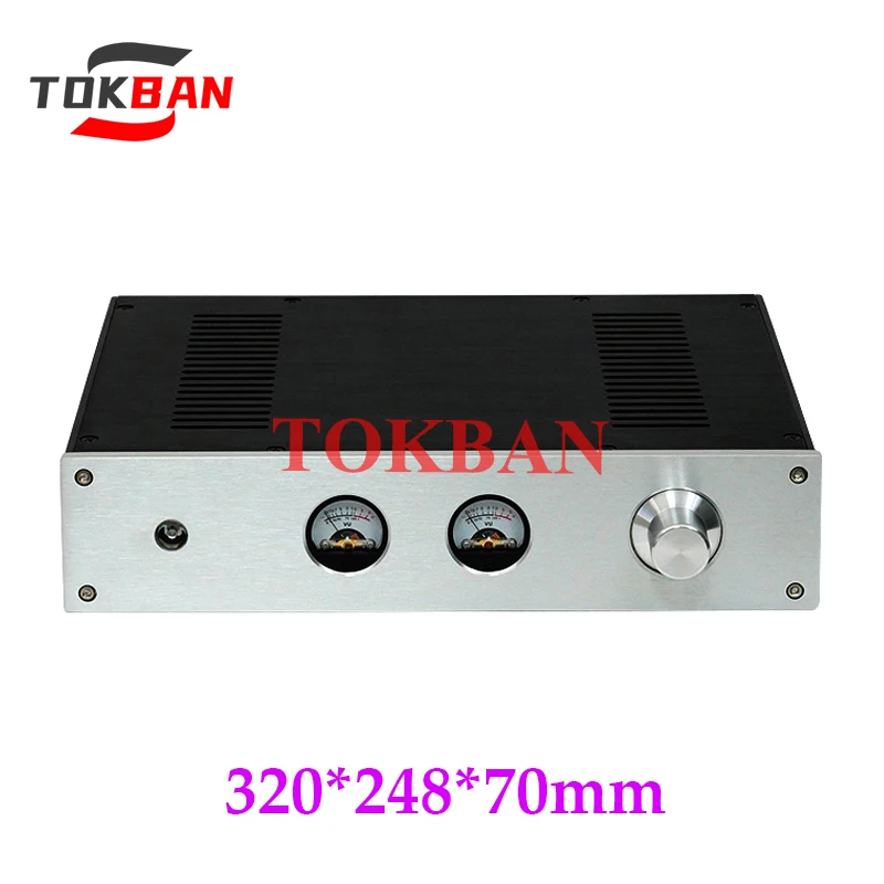 Tokban-carcasa de aluminio para amplificador de potencia de Audio, carcasa para auriculares, 3207x320x70mm, 248