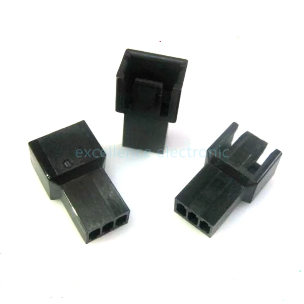 10sets 2540 3+1P KF2510 3P Male Female Housing Connector Black with Metal Terminal Pins 4pin 2.54mm Pitch - imagen 5