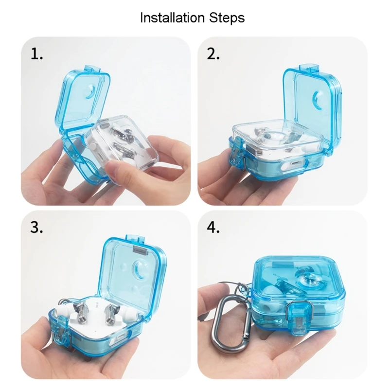 Funda protectora para auriculares, cubierta a prueba de golpes, carcasa lavable, antipolvo, marco de manga de PC, adecuada para nada de oreja (2) - imagen 5