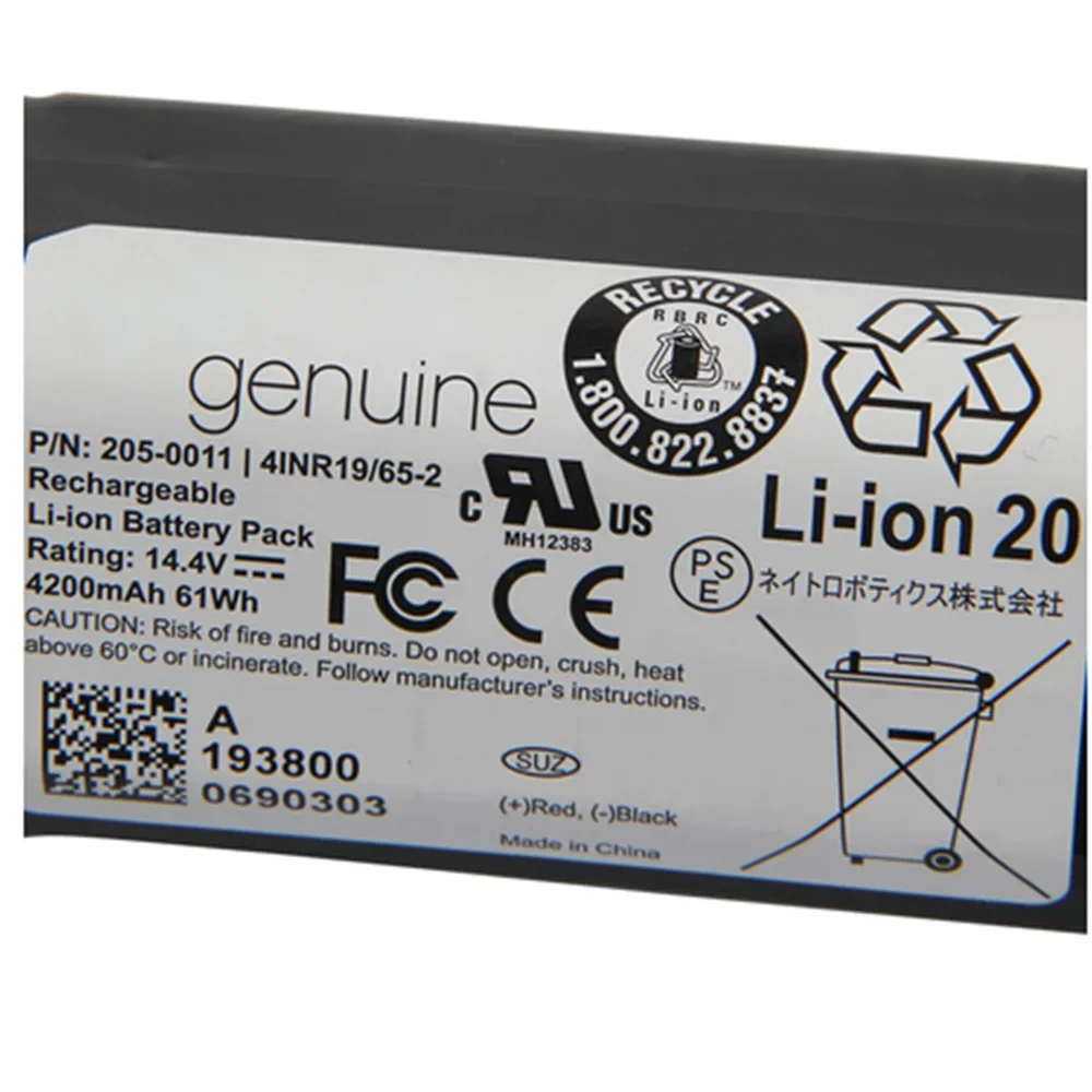 205-0011 14,4 V 61WH 4200mAh batería Original para Neato Botvac D3 D4 D5 D6 D7 205-0011 robot barredor batería - imagen 4
