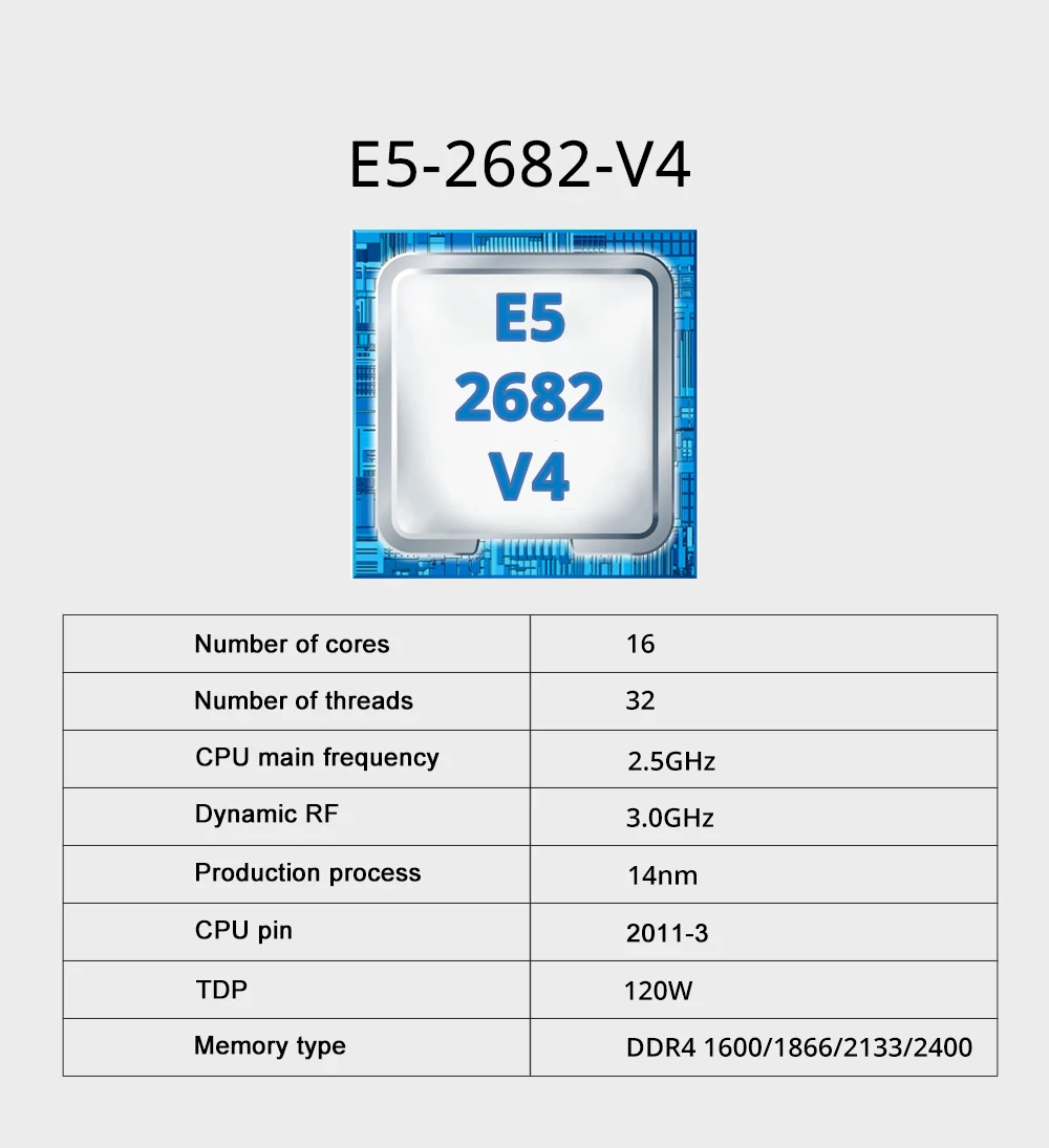 Kit de placa base de chipset SOYO X99 C612 Pin TPM2.0 con CPU Xeon E5-2682 V4 y 8GB(1x8GB) DDR4 2133MHz RAM M.2 NVME para PC para juegos - imagen 2