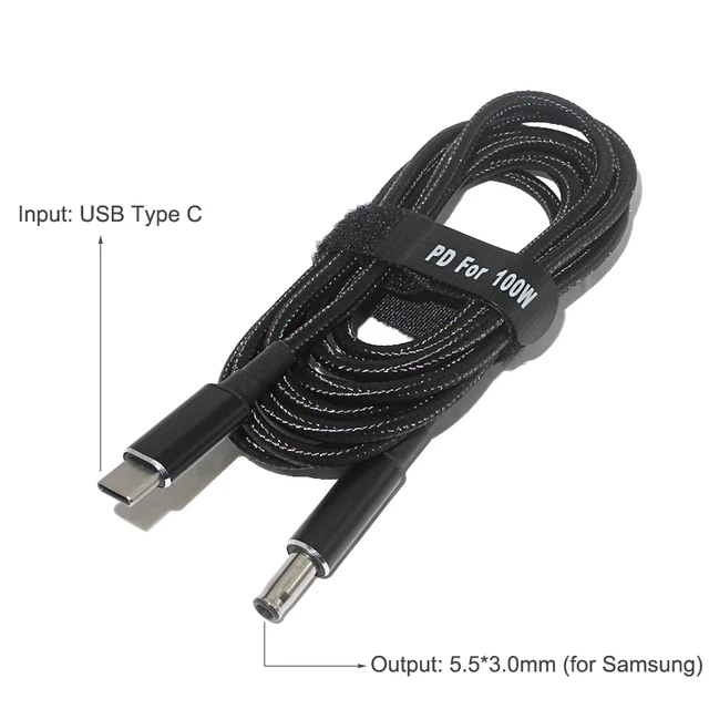 USB C to 5.5-3.0mm