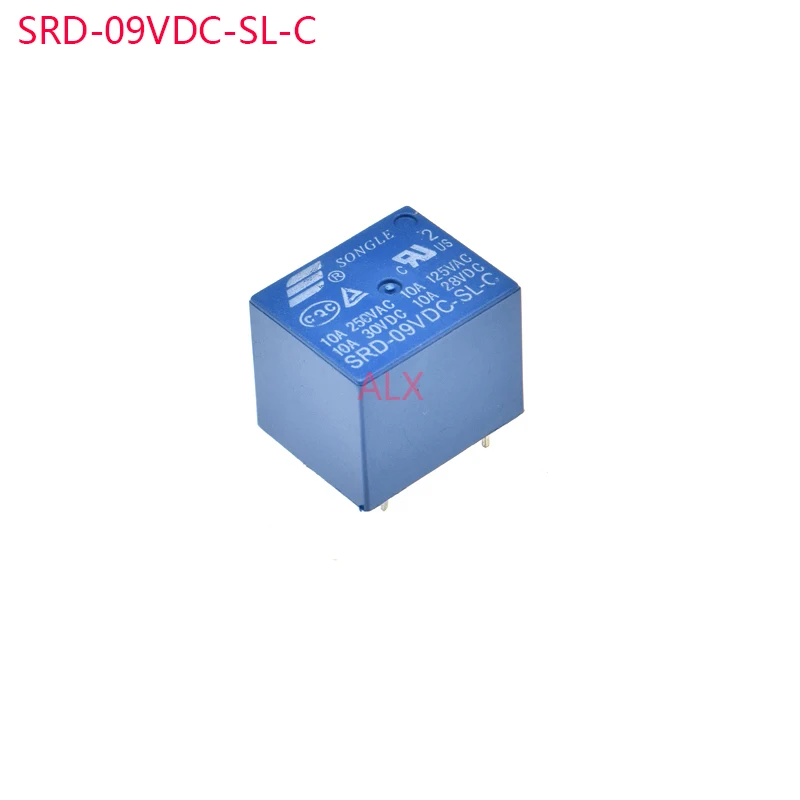 5 uds relé de potencia srd-09vdc-sl-c 10a 5pin T73 Srd 9v Realys