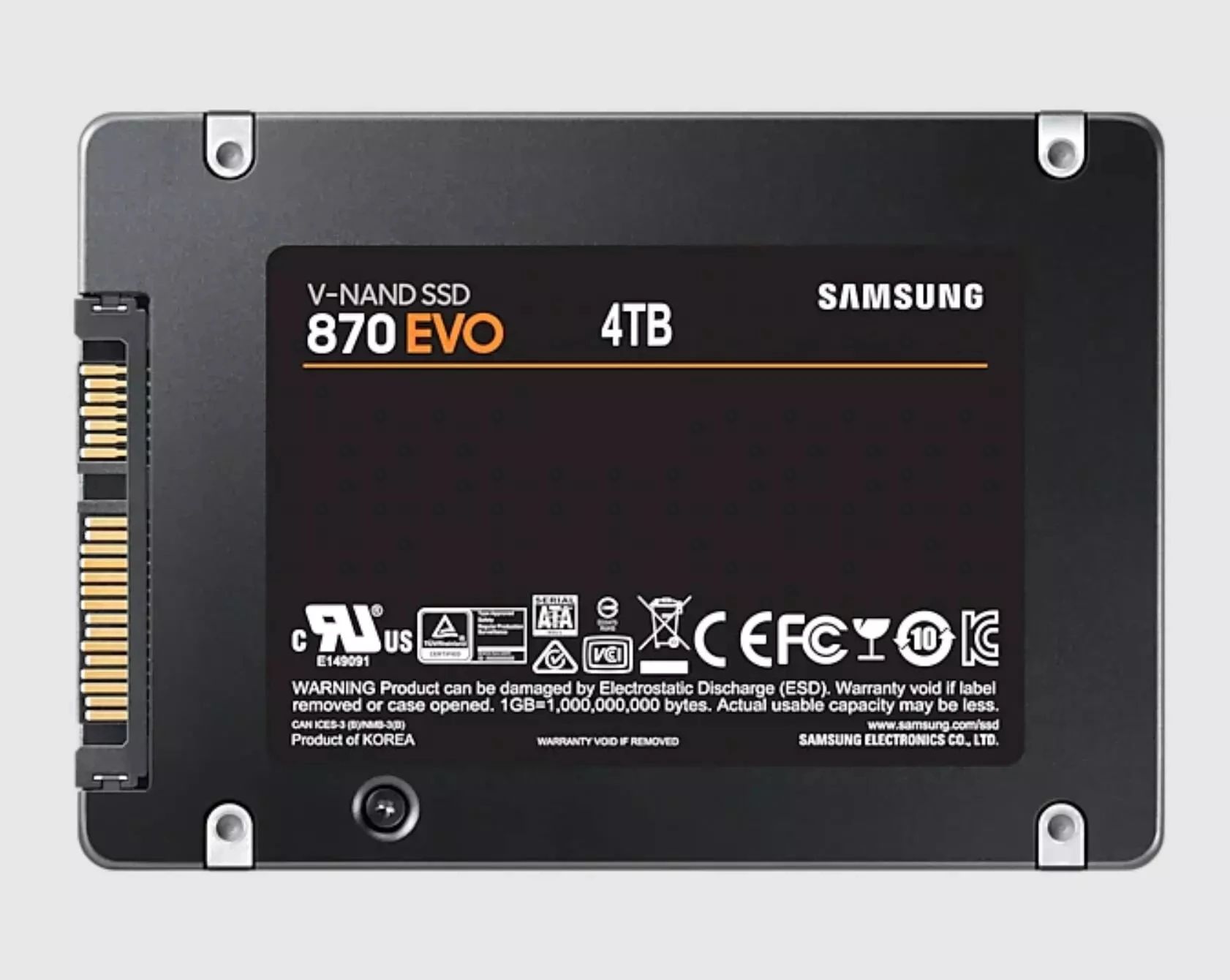 100% SAMSUNG SSD 870 EVO 250GB 500GB disco interno de estado sólido HDD disco duro SATA 2,5 250GB 1TB 2TB pulgadas ordenador portátil PC de escritorio trabajo - imagen 5
