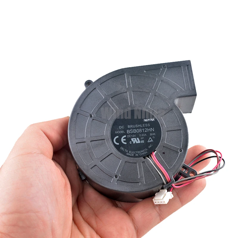 BSB0812HN Ventilador de 8 cm 80 mm DC12V 0.60A Ventilador de enfriamiento centrífugo de 4 pines para proyectores - Ventiladores de caja de computadora - imagen 5