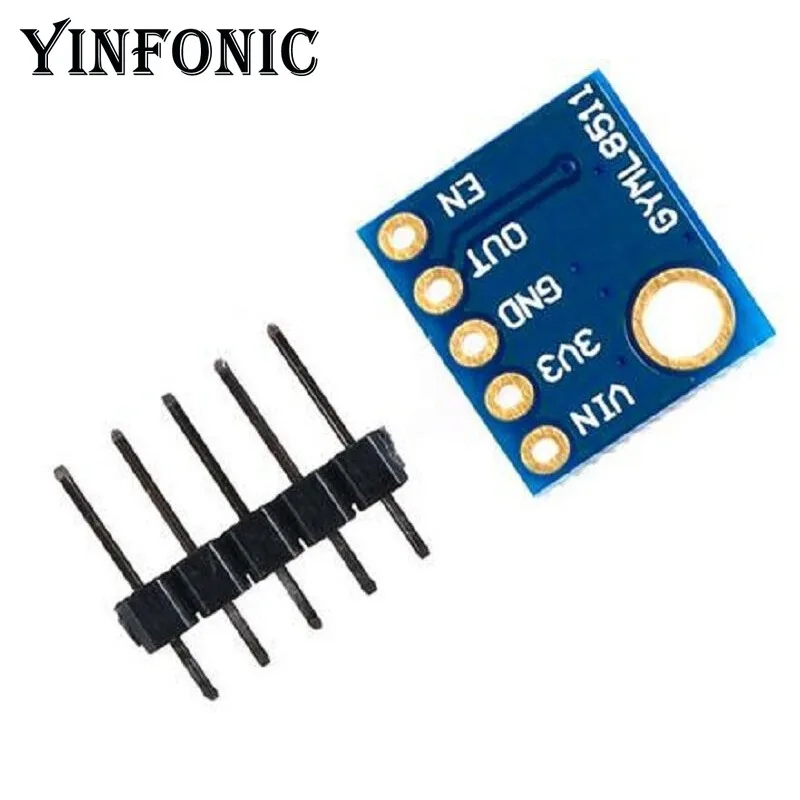 1 uds/5 uds GY-8511 ML8511 UVB módulo Sensor de rayos UV Detector salida analógica DIY - imagen 2