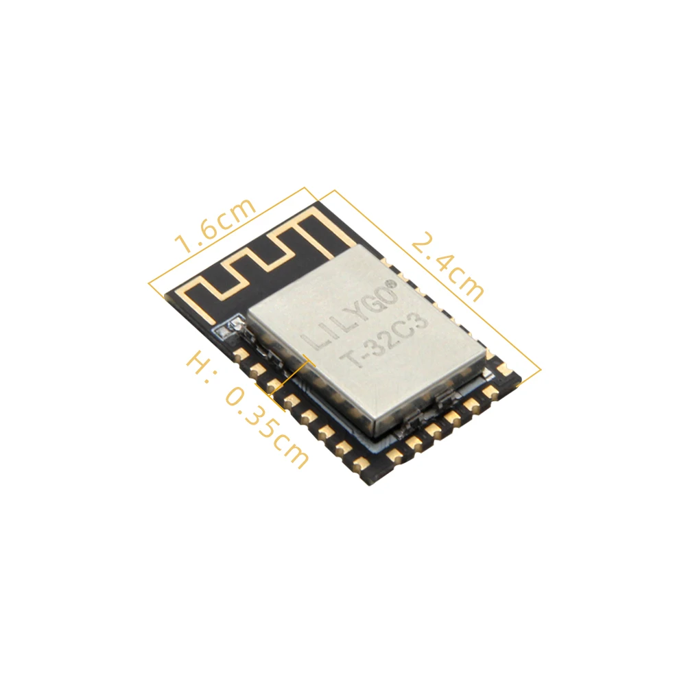 LILYGO®TTGO-módulo inalámbrico T-32C3 ESP32-C3, placa de desarrollo de microprocesador de 32 bits, 4MB, Flash, compatible con Wi-Fi, Bluetooth - imagen 4