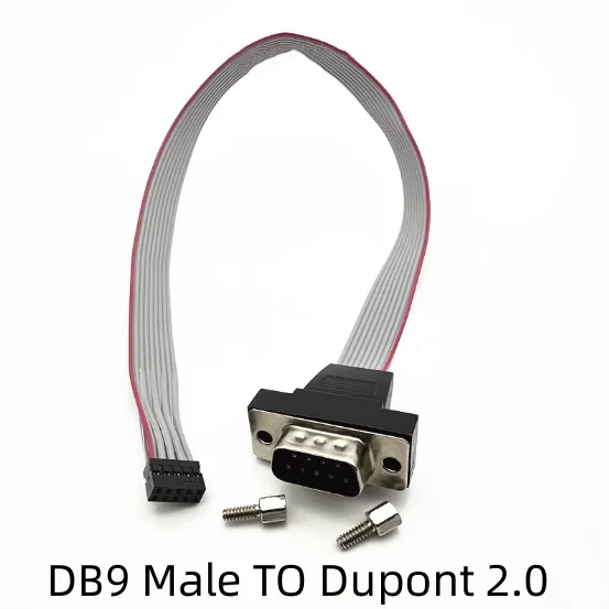 Línea de extensión Com DuPont 2,0mm, línea de conexión RS232 de ordenador, serie DB9 a DuPont de 9 pines, 30cm, 2,54mm - imagen 3