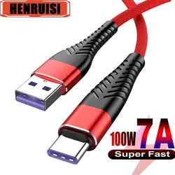 Cable USB-A a USB-C de Carga Rápida Trenzado en Nailon